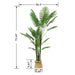 Vanity Art 72.44-inches Artificial Palm Plant in Pot | Stems Real Touch Artificial Faux Trees, Large Faux Potted Tropical Plant for Indoor or Outdoor Decoration, MLTGP-3327GR, (Set of 2) - HomeBeyond