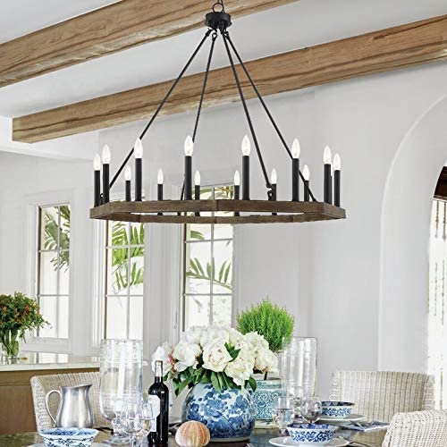 Farmhouse dining chandelier on sale