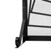 Vanity Art Single Iron Fireplace Screen | Heavy-Duty and Heat-Resistant Indoor Single Panel Rotation Pattern Iron Fireplace Screen with 29.33-inch Height, Black, MLT3038FP-BK - HomeBeyond