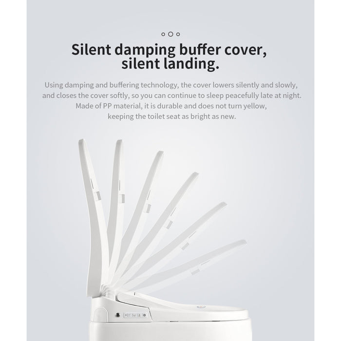 Vanity Art Smart Heated Bidet Toilet Seat with Remote Control - HomeBeyond