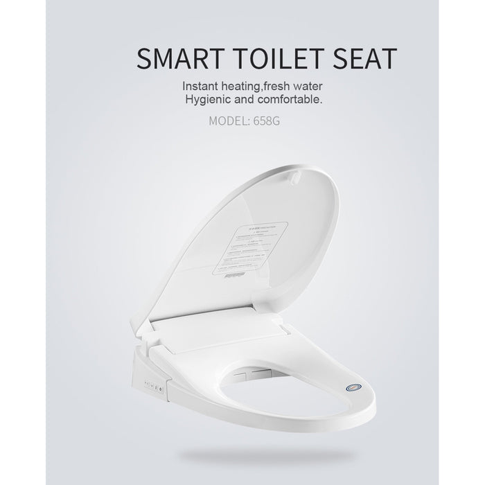 Vanity Art Smart Heated Bidet Toilet Seat with Remote Control - HomeBeyond