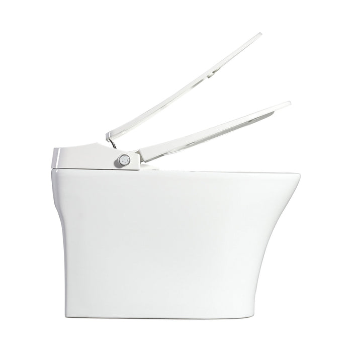 Vanity Art Smart Toilet with Elongated Heat Seat, Warm Water, Air Dry, Moving Cleanse - HomeBeyond