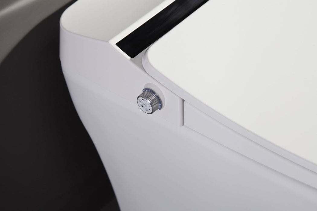 Vanity Art Smart Toilet with Elongated Heat Seat, Warm Water, Air Dry, Moving Cleanse - HomeBeyond