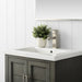 Vannes 24" Single Sink Bathroom Vanity in Silver Grey / White / Vintage Green - HomeBeyond