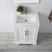 Vannes 24" Single Sink Bathroom Vanity in Silver Grey / White / Vintage Green - HomeBeyond