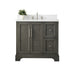 Vannes 36" Single Sink Bathroom Vanity in Silver Grey / White / Vintage Green - HomeBeyond