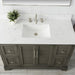 Vannes 48" Single Sink Bathroom Vanity in Silver Grey / White / Vintage Green - HomeBeyond