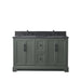 Vannes 54" Double Sink Bathroom Vanity in Silver Grey / White / Vintage Green - HomeBeyond