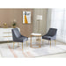 Velvet Upholstered Wing Back Parsons Chair - HomeBeyond