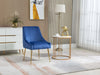 Velvet Upholstered Wing Back Parsons Chair - HomeBeyond