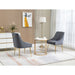 Velvet Upholstered Wing Back Parsons Chair - HomeBeyond