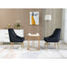 Velvet Upholstered Wing Back Parsons Chair - HomeBeyond