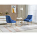 Velvet Upholstered Wing Back Parsons Chair - HomeBeyond