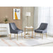 Velvet Upholstered Wing Back Parsons Chair - HomeBeyond