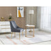 Velvet Upholstered Wing Back Parsons Chair - HomeBeyond