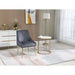 Velvet Upholstered Wing Back Parsons Chair - HomeBeyond
