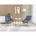 Velvet Upholstered Wing Back Parsons Chair - HomeBeyond