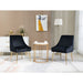 Velvet Upholstered Wing Back Parsons Chair - HomeBeyond