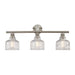 Wall Light Fixture Wall Sconce Lighting Stain Nickel Modern Bathroom Vanity Lights with Clear Seedy Glass Vintage Porch Wall Lamp Bath Sconce for Mirror Living Room - HomeBeyond